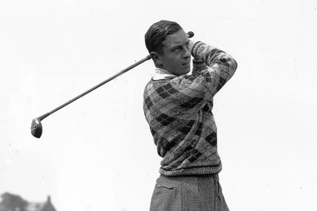 Henry Cotton at The Open in 1927